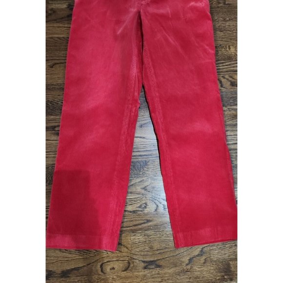 VTG Vintage RALPH LAUREN Polo RUGBY RED CORDUROY PANTS SZ 34 X 32 Men's - Picture 4 of 11
